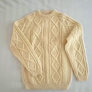 FISHERMAN KNIT SWEATER